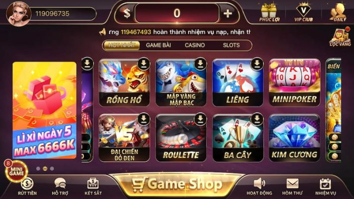 Feedback cổng game bài Gowin Club