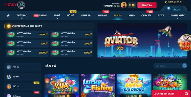 Feedback cổng game đổi thưởng Lucky88